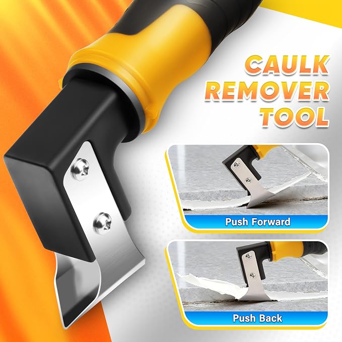 DIYSELF Caulking Tool, 4 in 1 Caulk Remover Tool - Image 2
