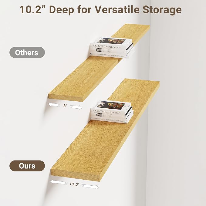 Vivelove 10" Deep Floating Shelves - Image 5