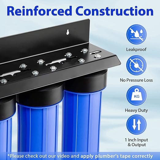 iSpring Whole House Water Filter System w/Spin Down Sediment Filter, - Image 2