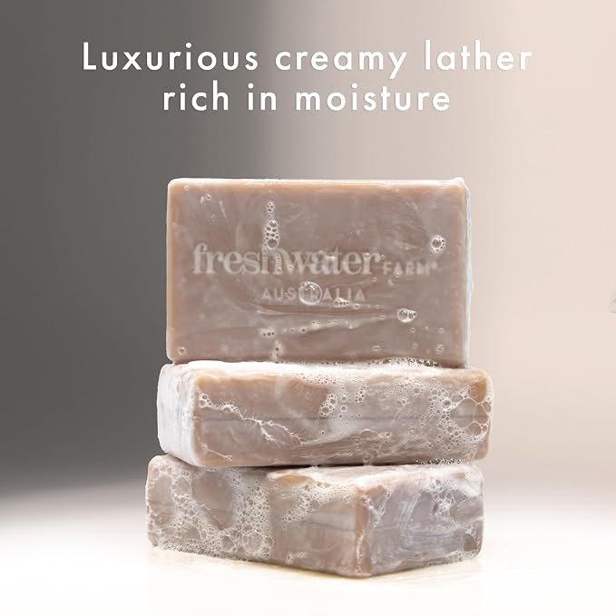 Freshwater Farm Australia Soothing Castile Natural Body Bar/Soap Bar - Image 3