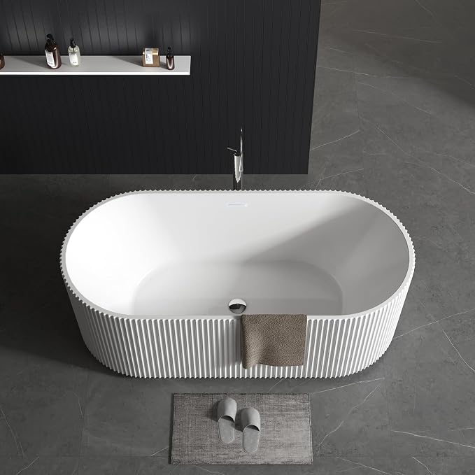 67 Inch Acrylic Freestanding Bathtub - Image 5