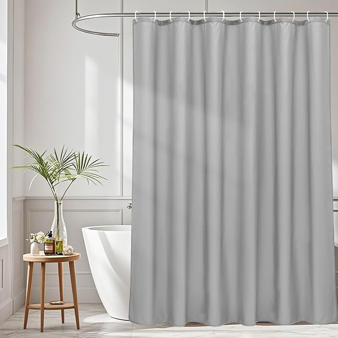 AooHome Extra Long Shower Curtain 72 Width x 78 Height Inch, Fabric Shower by AooHome