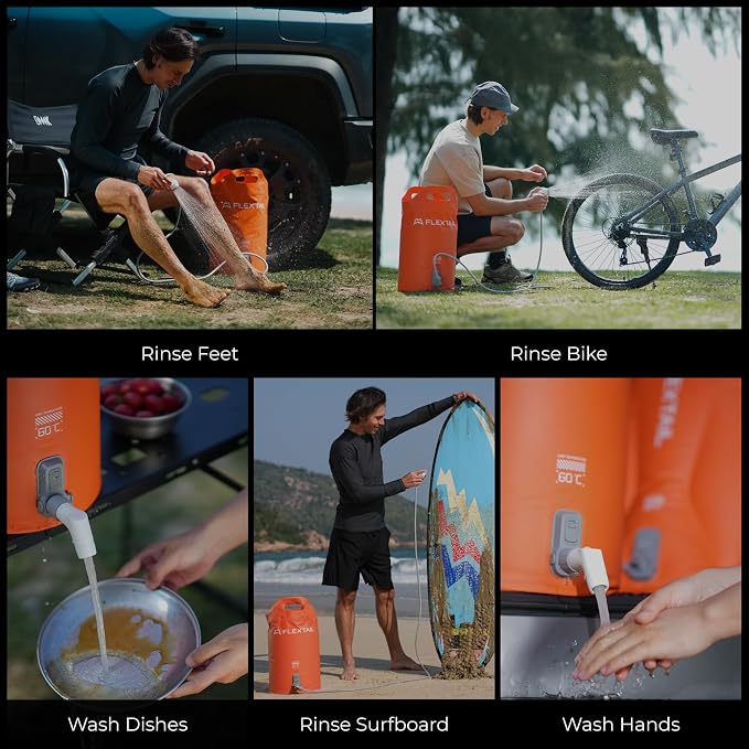FLEXTAILGEAR Camping Shower Bucket - Image 8