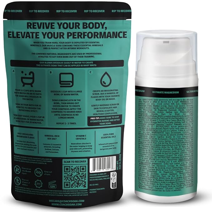 Coach Soak Recovery Bath Soak & Cream - Image 9