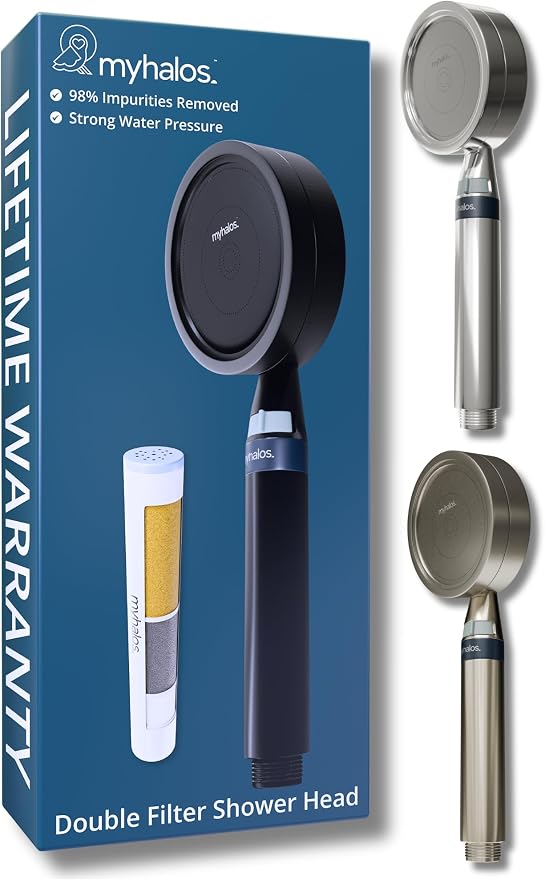 Handheld Filtered Shower Head by myhalos