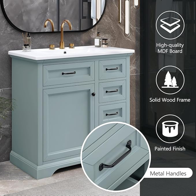 Linique 36" Bathroom Vanity - Image 6