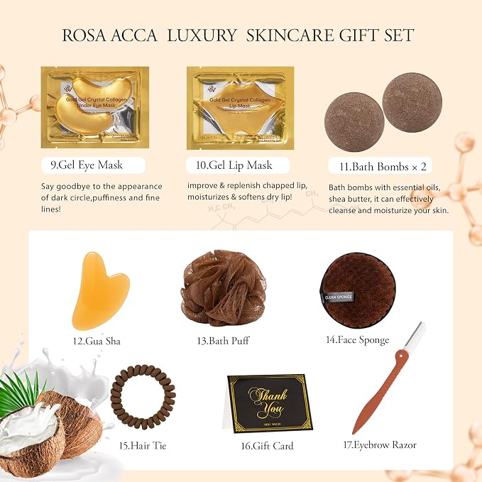 Coconut 23 Pcs Facial Skin Care Kit - Image 6