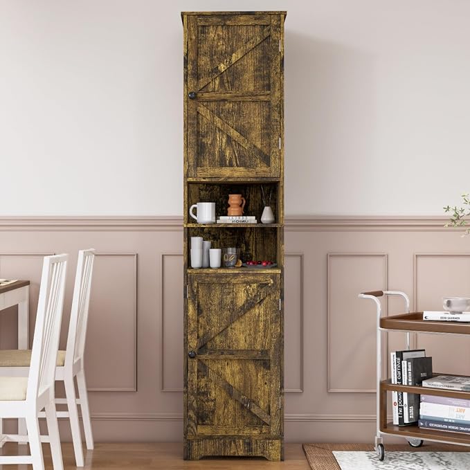 Tall Bathroom Cabinet, Storage Cabinet - Image 2