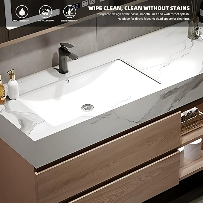 40Inch Bathroom Vanity, Floating Bathroom Sink Vanity, Modern Bathroom Vanities - Image 6