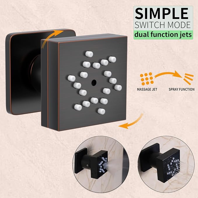 Oil Rubbed Bronze Digital Display Shower System - Image 7