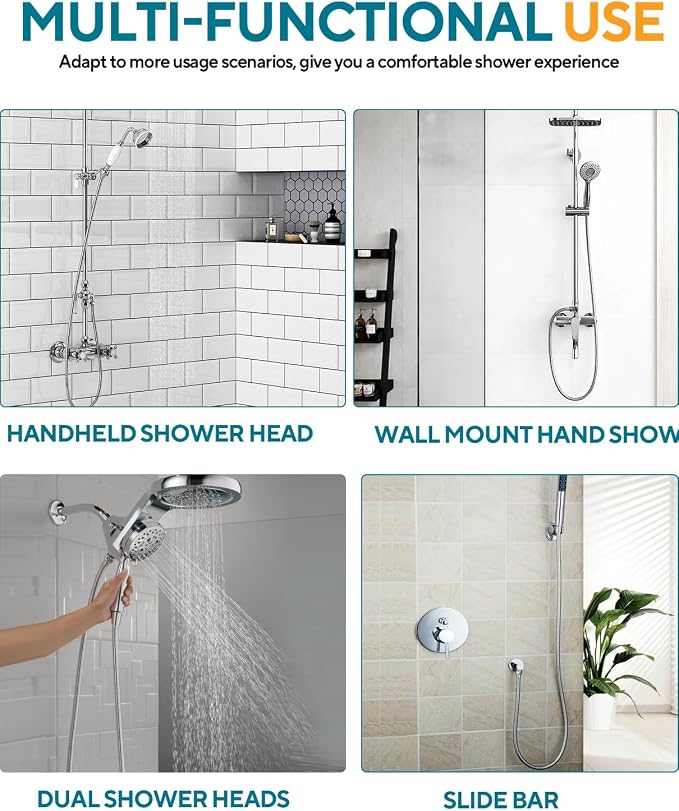 Shower Hose Extra Long 118 Inches, Flexible Stainless Steel Handheld - Image 6