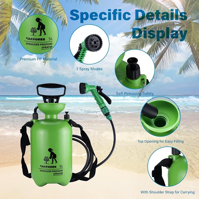 Finderomend Portable Shower for Camping - Image 5