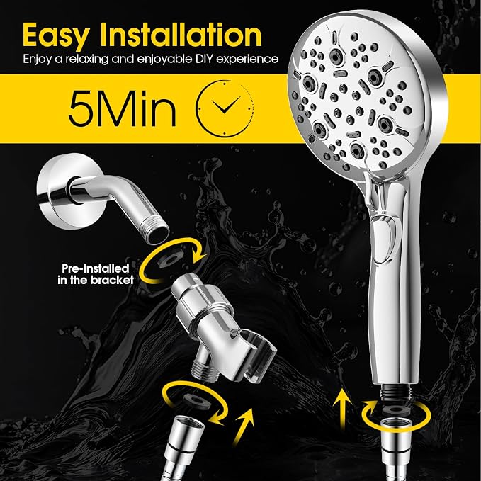8-Mode High Pressure Handheld Shower Head - Image 5