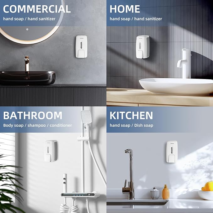 Soap Dispenser Wall Mount 28oz Commercial Hand Soap Dispenser - Image 9