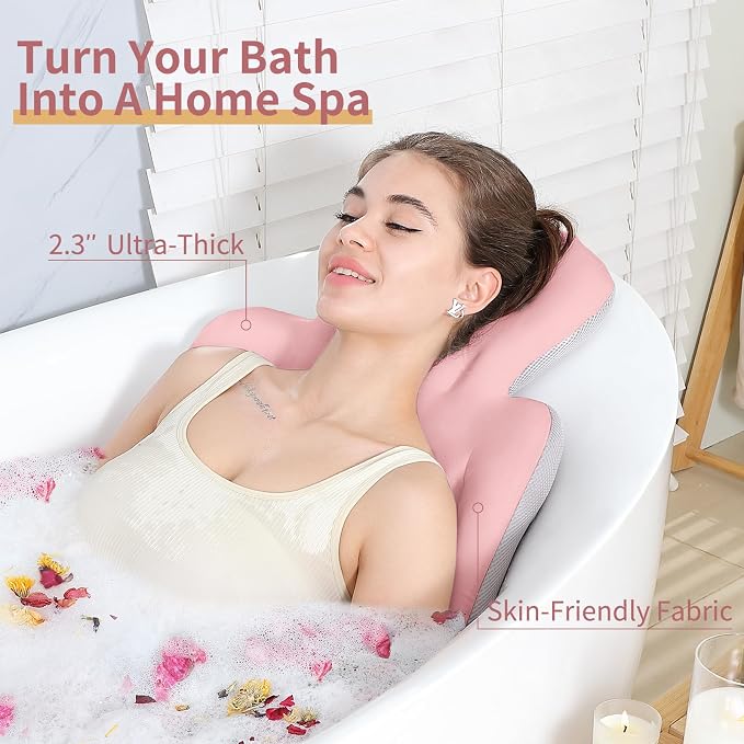 Bath Cushion, Full Body Bathtub Pillow - Image 2