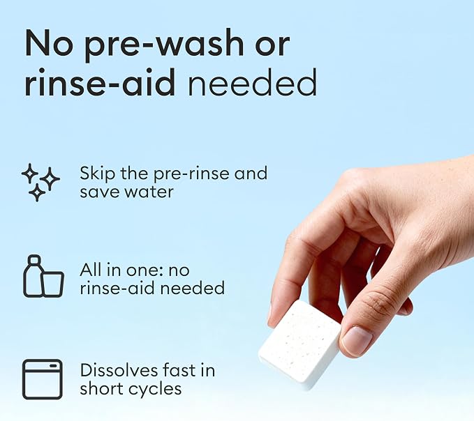 Vove Plastic-Free Dishwasher Tablets, 60 Pack - Image 6