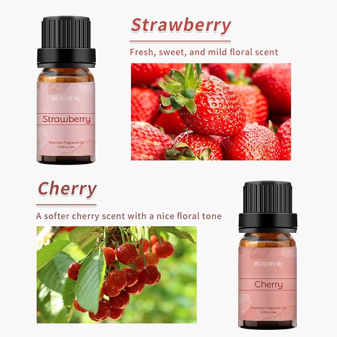 BURIBURI Fruit Essential Oils Gift Set 4Pack - Image 5