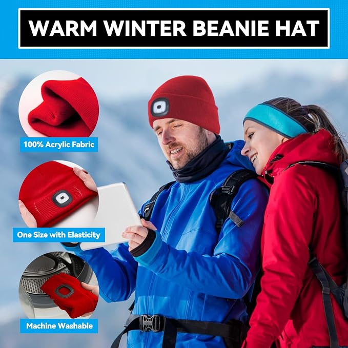 Christmas Stocking Stuffers for Men Adults, Beanie Hats - Image 4