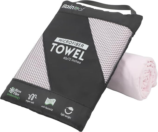 Rainleaf Microfiber Towel Perfect Travel & Gym & Camping Towel. Quick Dry by Rainleaf