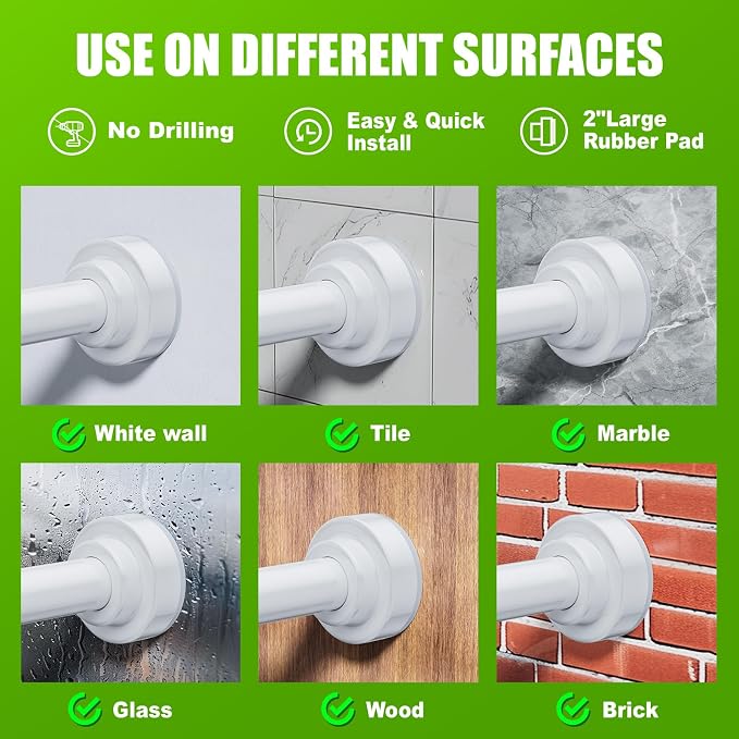 Ausemku Shower Curtain Rod - Image 3