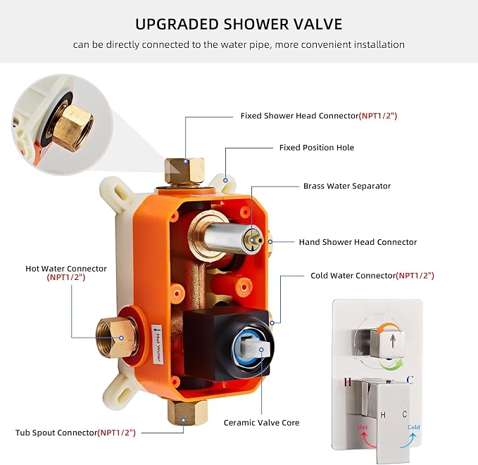 Shower Faucet Set Complete - Image 2