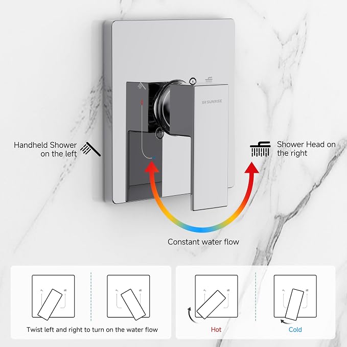 SR SUN RISE Shower Faucet Set & System - Image 7