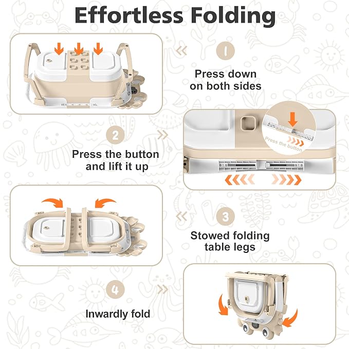Collapsible Baby Bathtub for Newborns - Image 4