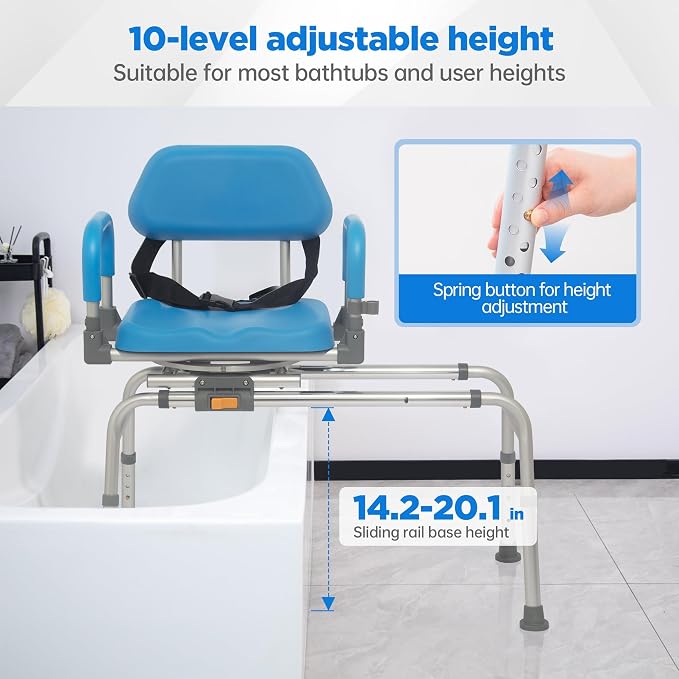 FSA/HSA Eligible Sliding Shower Chair - Image 6