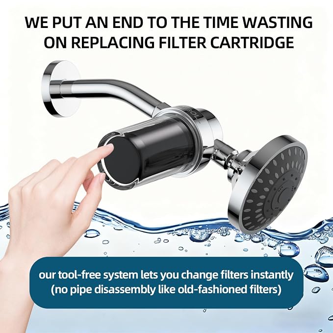 2-Pack Shower Filters with 11 Replacement Cartridges - Image 5