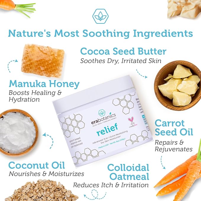 Era Organics Eczema, Psoriasis & Dermatitis Moisturizer Cream - Image 2