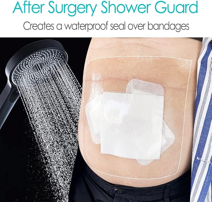 14 Pcs Waterproof Shower Cover 10"x12" - Image 2