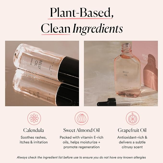 HATCH Belly Oil, Pregnancy & Postpartum Skincare - Image 3
