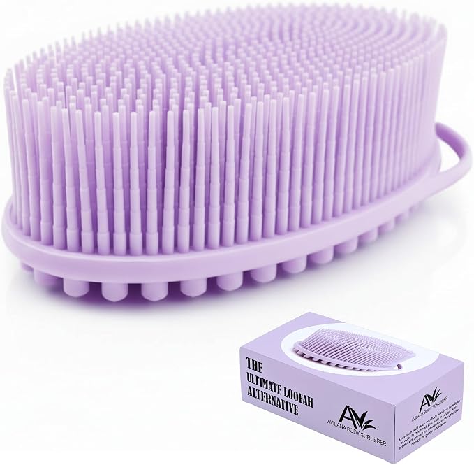 Silicone Body Scrubber for Shower by Avilana