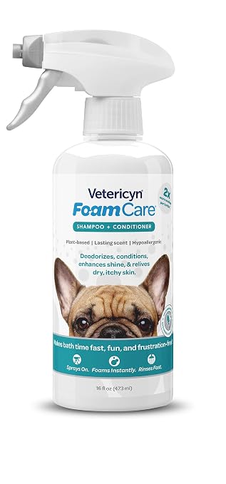 Vetericyn FoamCare Dog Shampoo and Conditioner by Vetericyn
