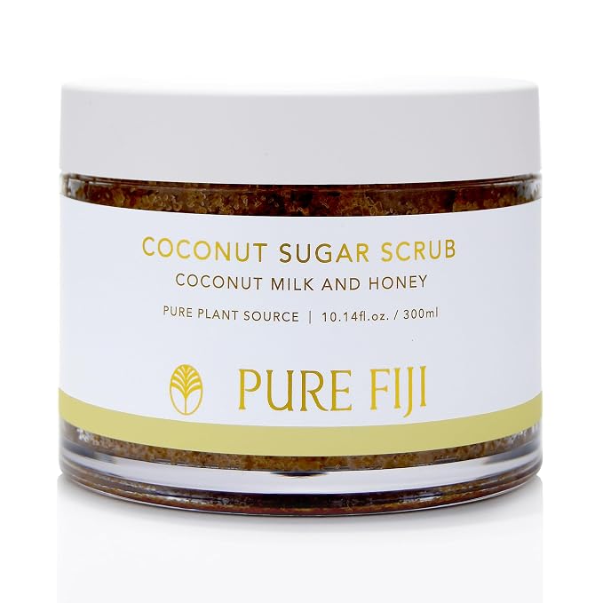 Pure Fiji Coconut Sugar Body Scrub, Coconut Milk & Honey by PureFiji