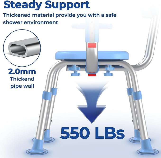 KingPavonini Shower Chair for Inside Shower - Image 5