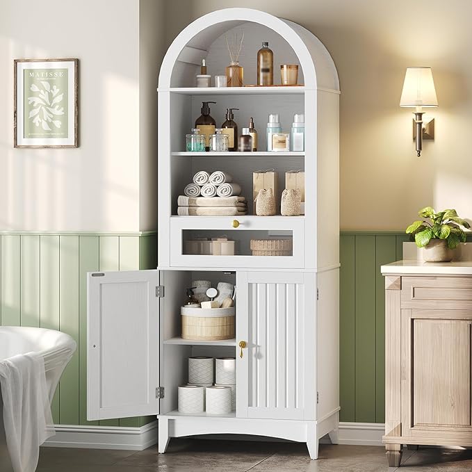 66" Tall Bathroom Storage Cabinet by RALGEND