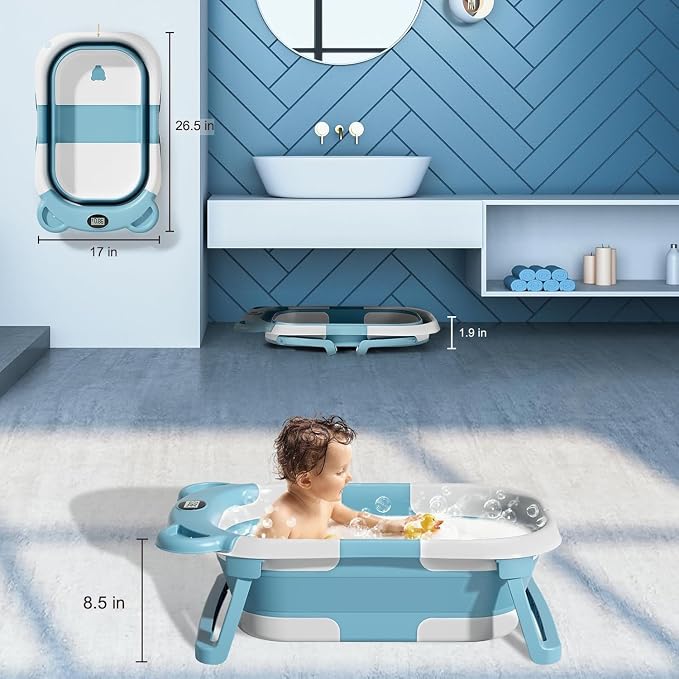 TPN Collapsible Baby Bathtub for Infants to Toddler - Image 4