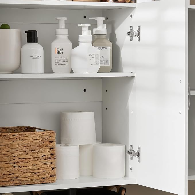 SoBuy Wall Cabinet Laundry Room, Medicine Cabinet - Image 7