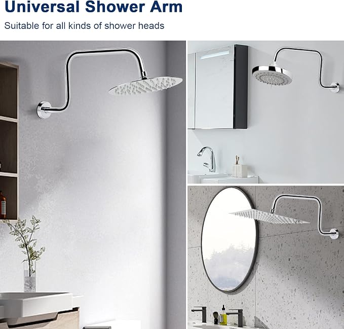 NearMoon S Shape Shower Extension Arm - Image 4