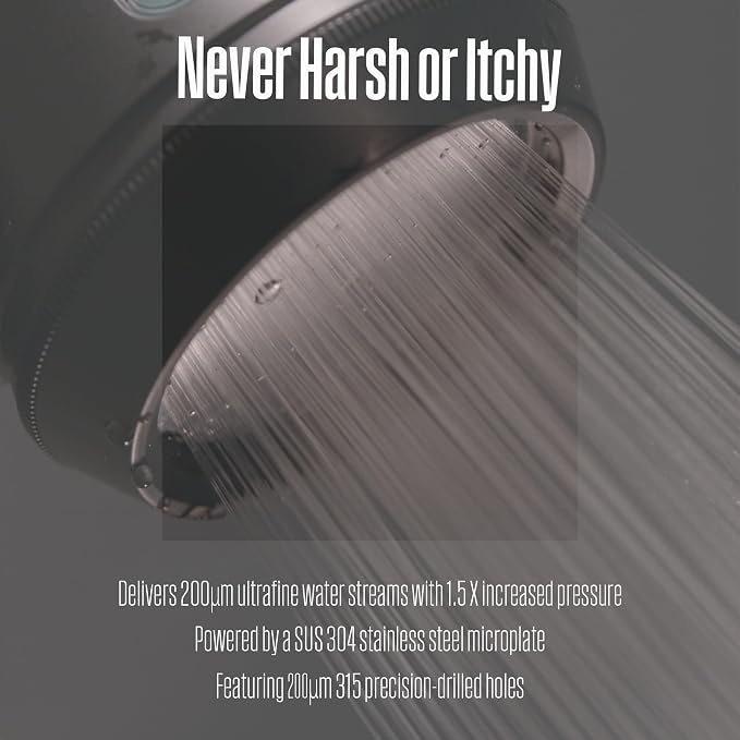 POSEION BT100 DB Filtered Shower Head – Handheld, High Pressure, Magnetized - Image 6