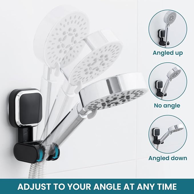 TAILI Suction Cup Shower Head Holder Handheld Showerhead Bracket Adjustable - Image 3