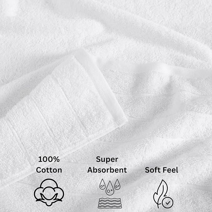 Casa Platino 100% Cotton Luxury Bathroom Towel Set - Image 5