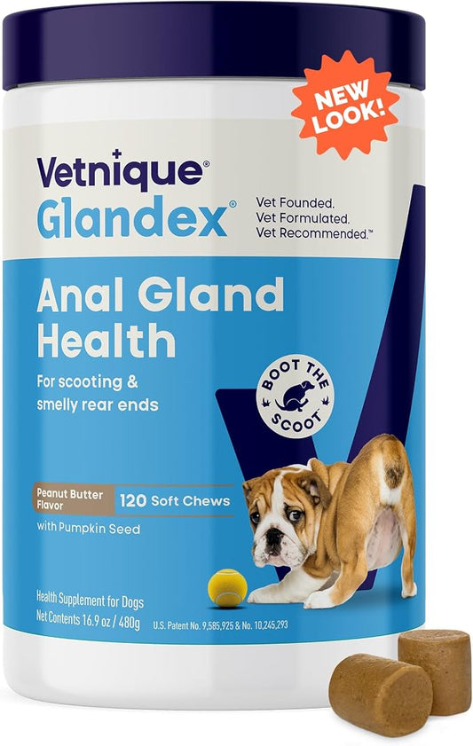 Vetnique Glandex Anal Gland Soft Chew Treats by VetniqueLabs