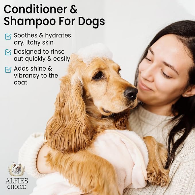 ALFIE'S CHOICE Dog Shampoo & Conditioner Set | 16 fl oz Each | Lavender & - Image 2