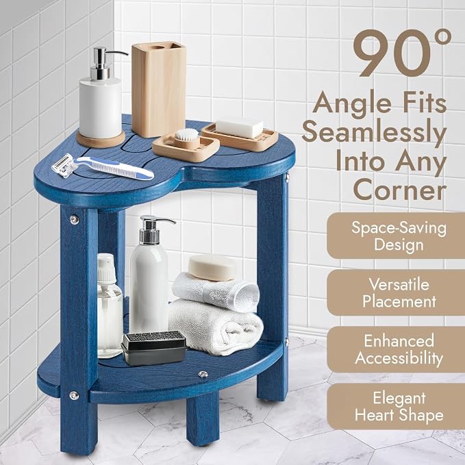Corner Shower Stool for Inside Shower - Image 2