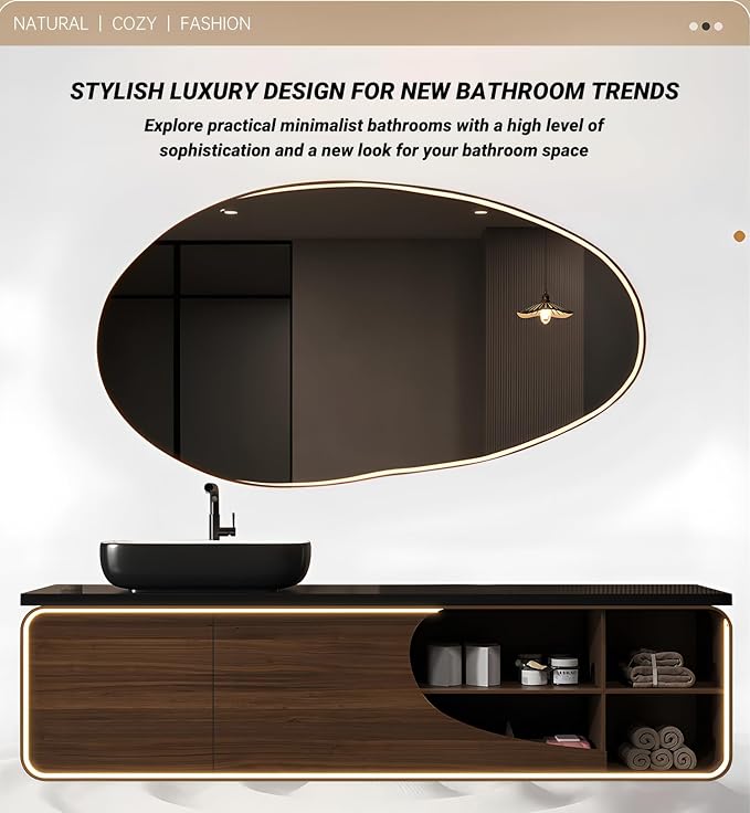 Single Sink Bathroom Vanity, Floating Modern Vanities - Image 6