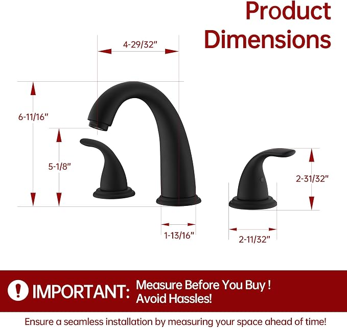 sumerain Matte Black Roman Tub Faucet - Image 2
