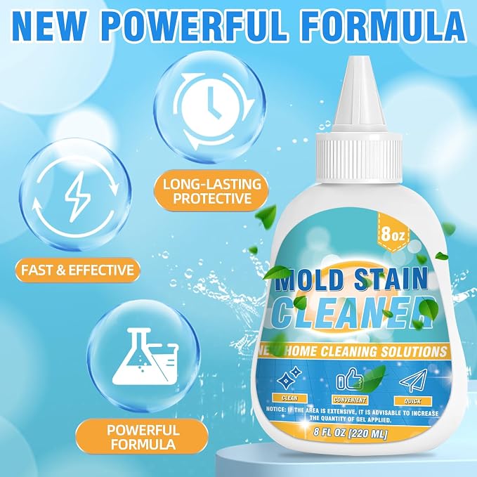 Mold Stain Cleaner Gel, 8 Fl oz Effective Washing Machine Cleaner - Image 3