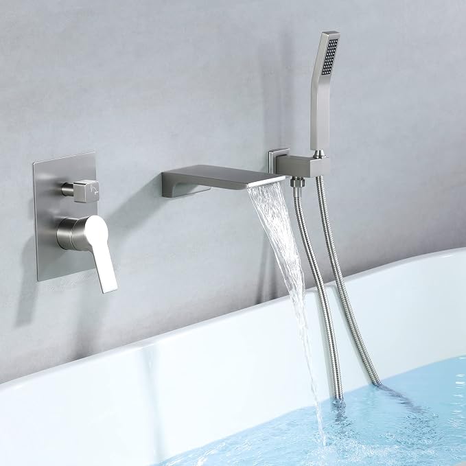 SHAMANDA Waterfall Wall Mounted Bathtub Faucet - Image 5